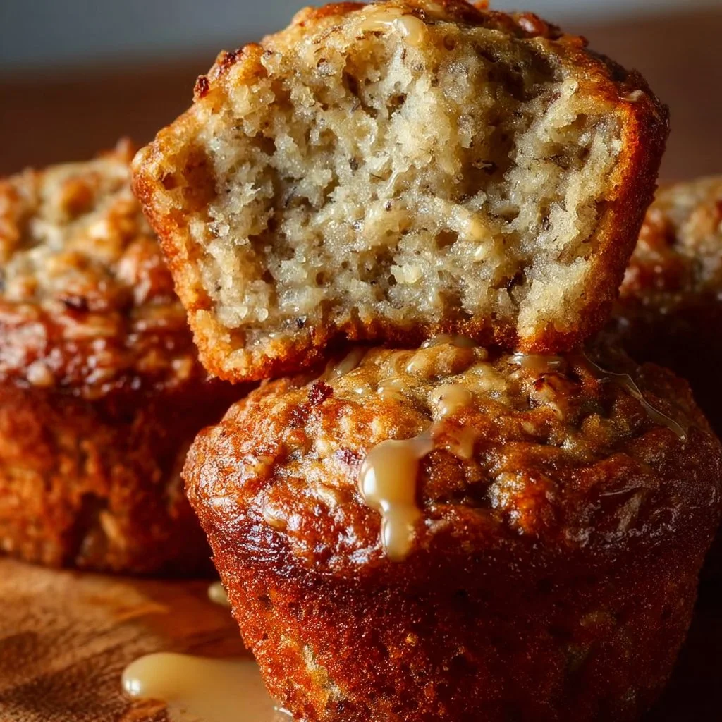 Healthy Greek Yogurt Banana Muffins