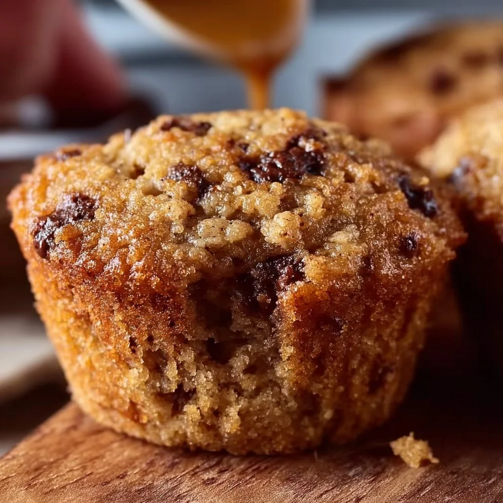 Healthy Peanut Butter Banana Muffins
