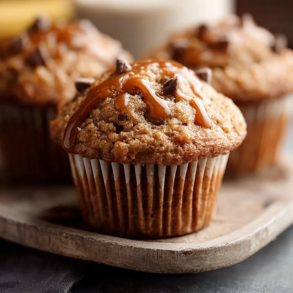Healthy Peanut Butter Banana Muffins