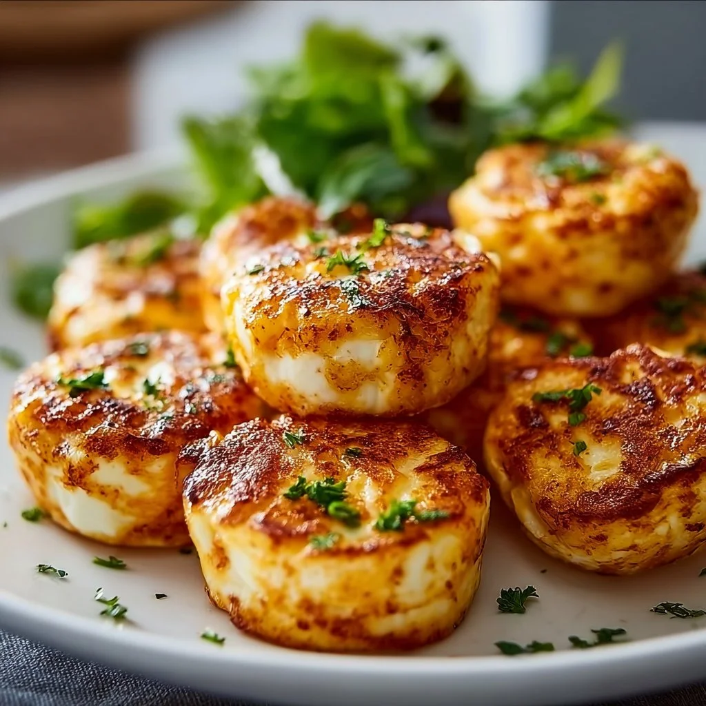 Delicious high-protein egg white bites served on a plate