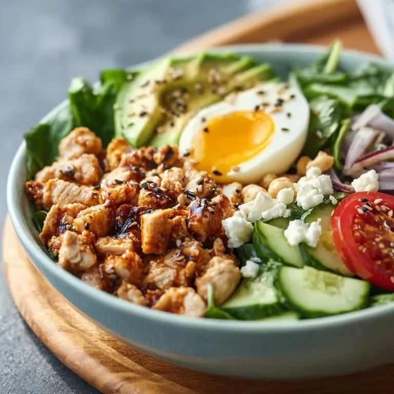 High Protein Power Bowl loaded with healthy ingredients