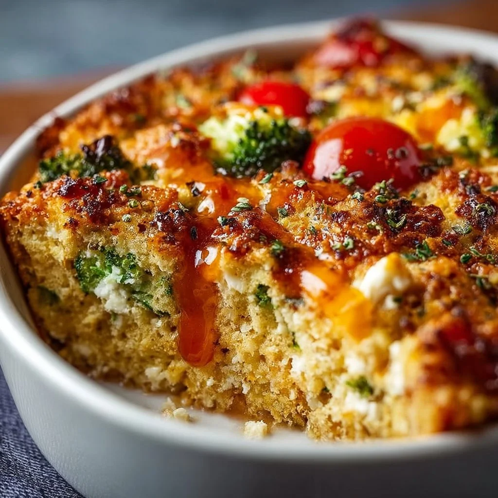 High-Protein Veggie Bake