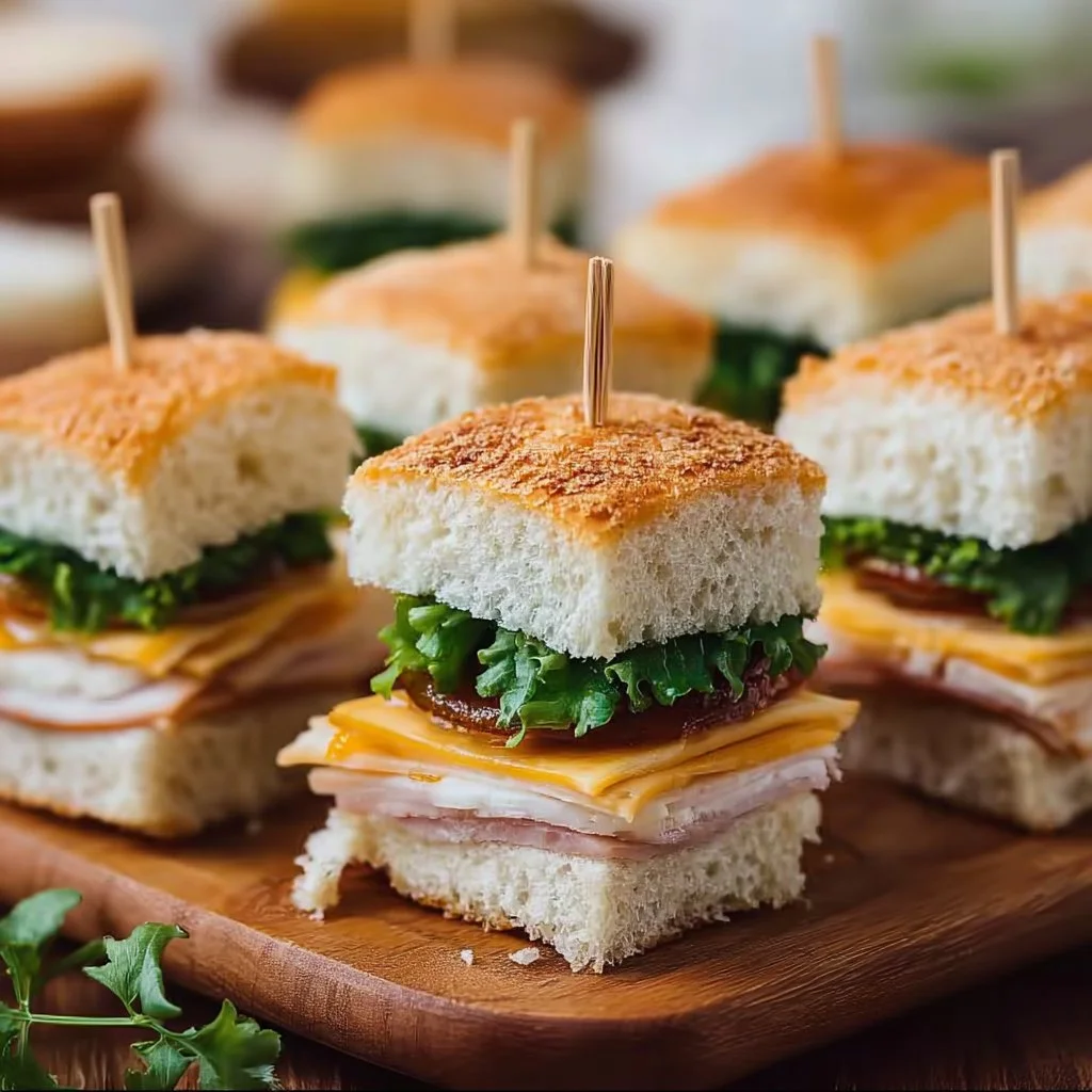 Juicy Mini Sandwiches for Parties