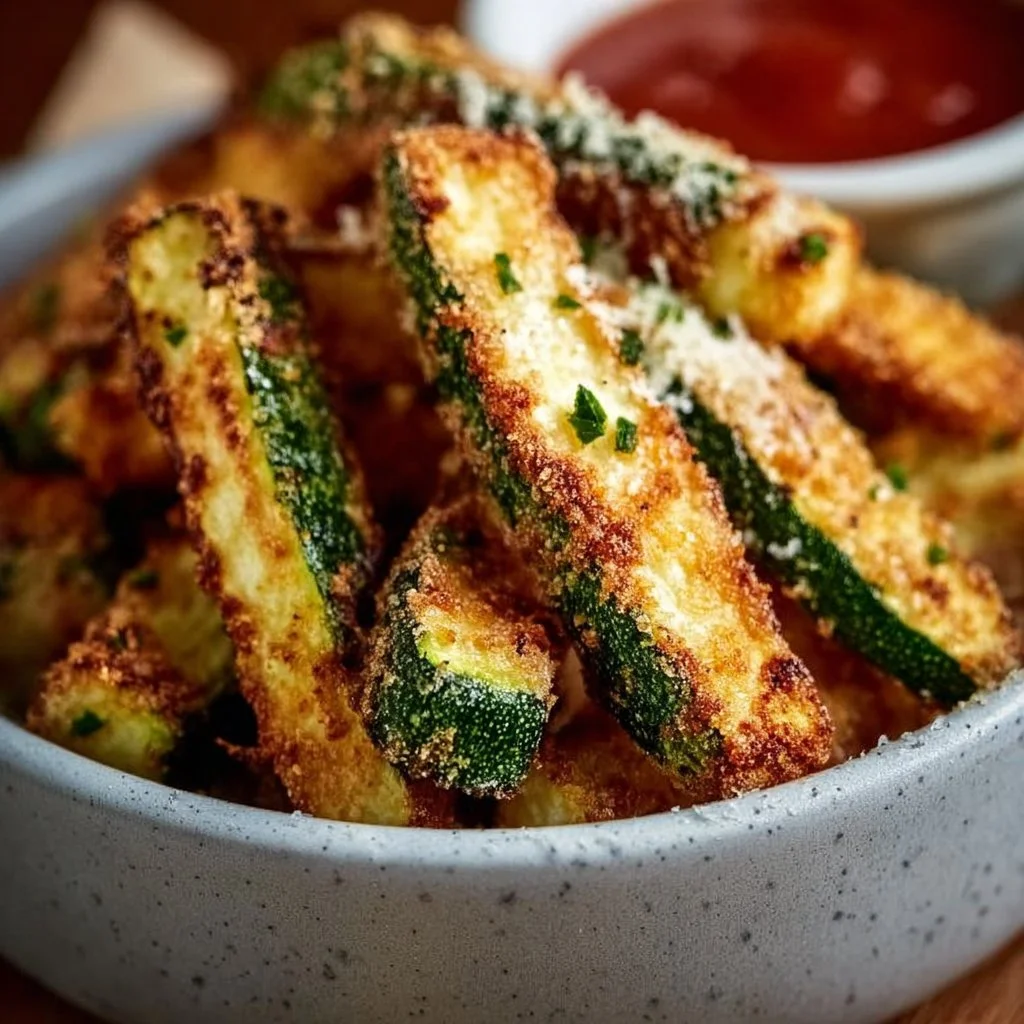 Low Calorie Air Fryer Zucchini Fries