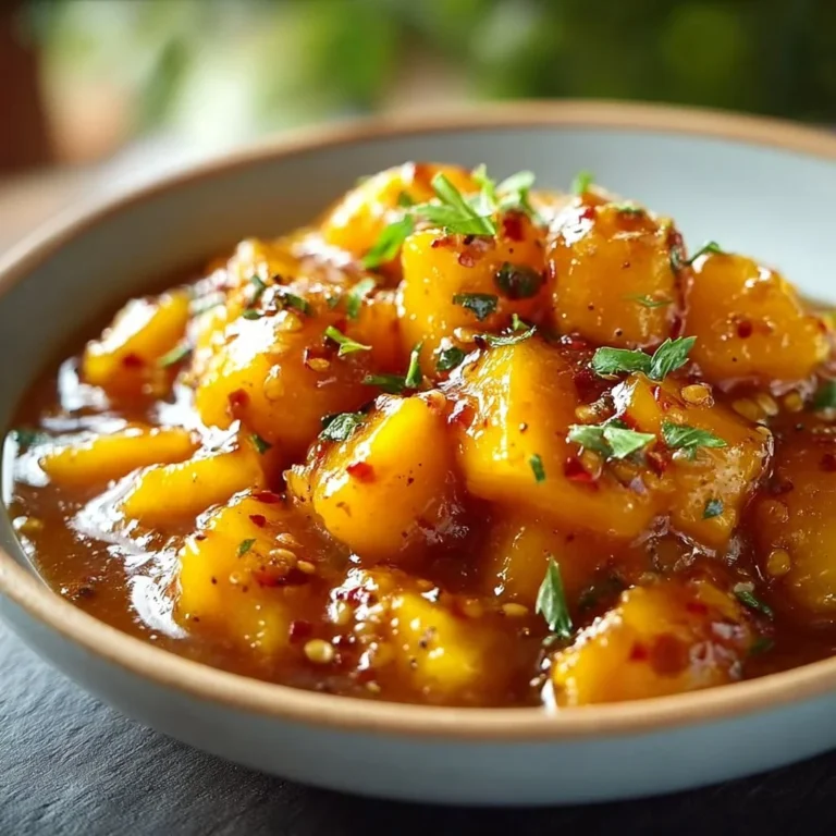 Bottle of Mango Habanero Honey Garlic Sauce with fresh ingredients