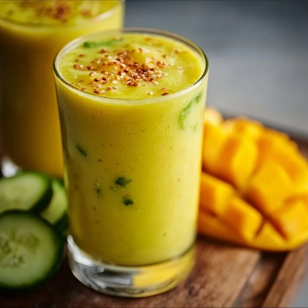Mango Pineapple Cucumber Smoothie