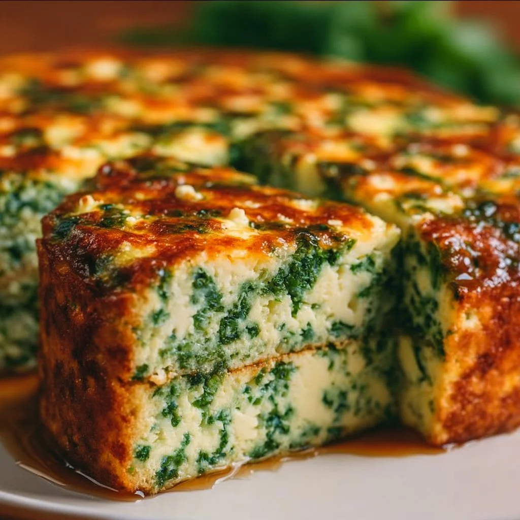 Mediterranean Spinach Cheese Feta Quiche
