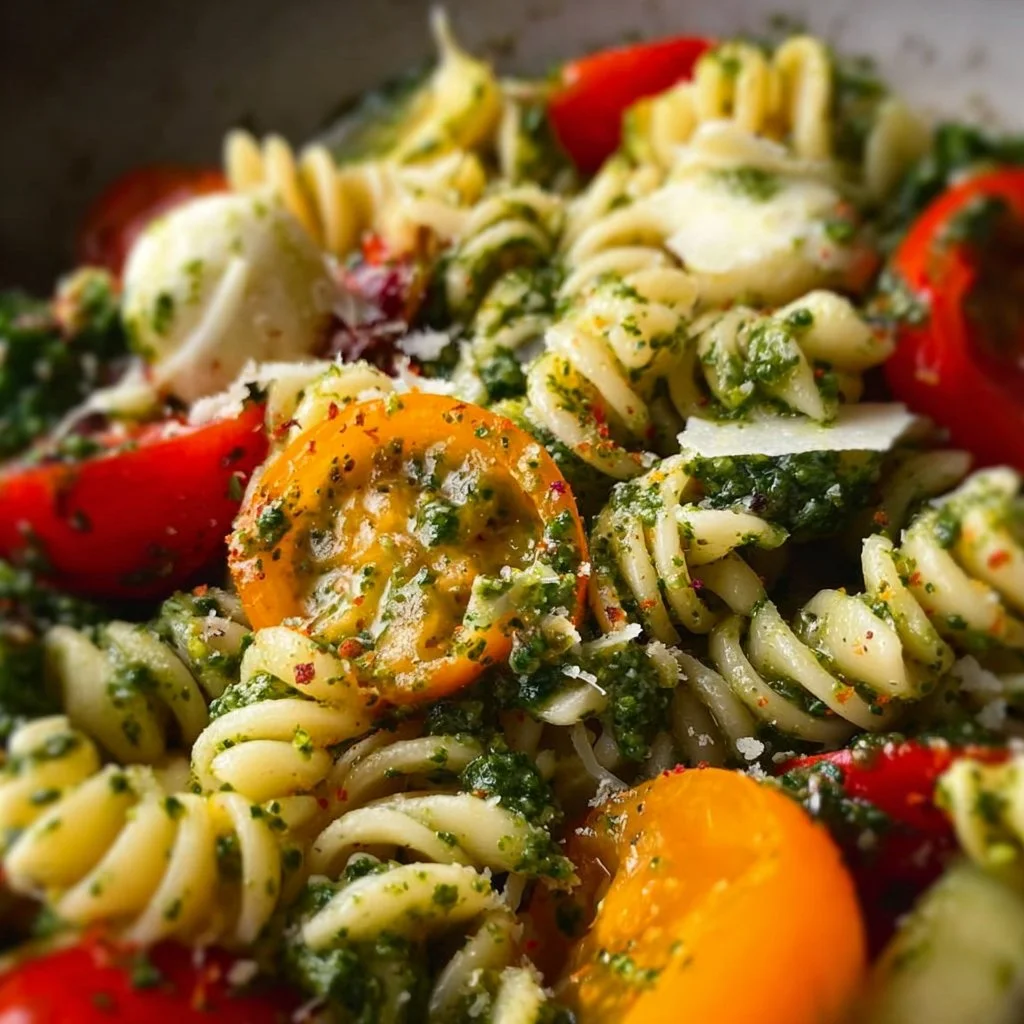 Pasta Salad with Kale Pesto