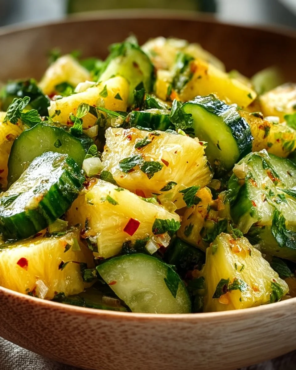 Pineapple Cucumber Salad