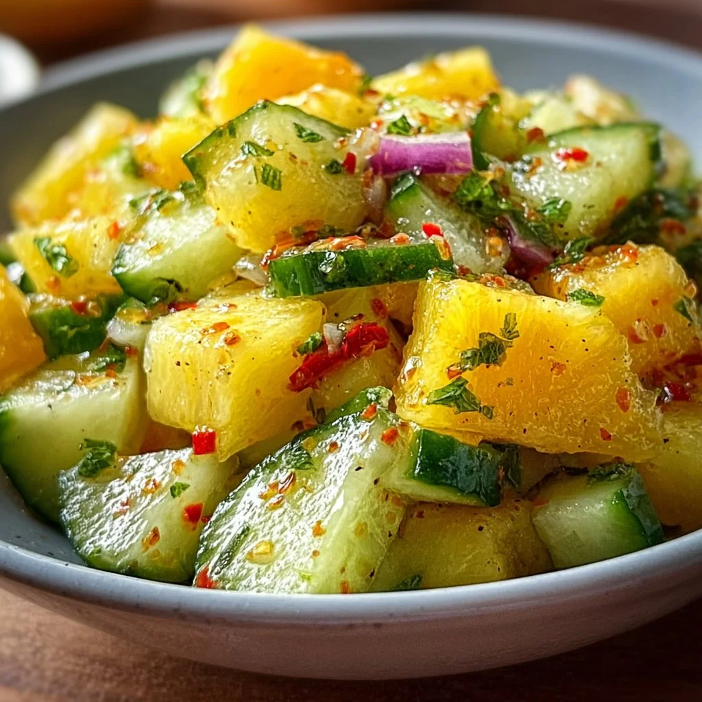 Pineapple Cucumber Salad