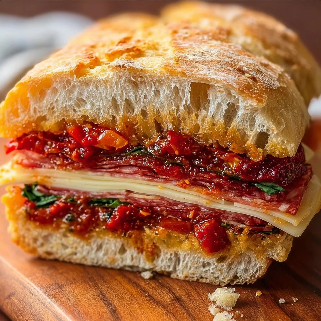 Pressed Italian Picnic Sandwich Loaf
