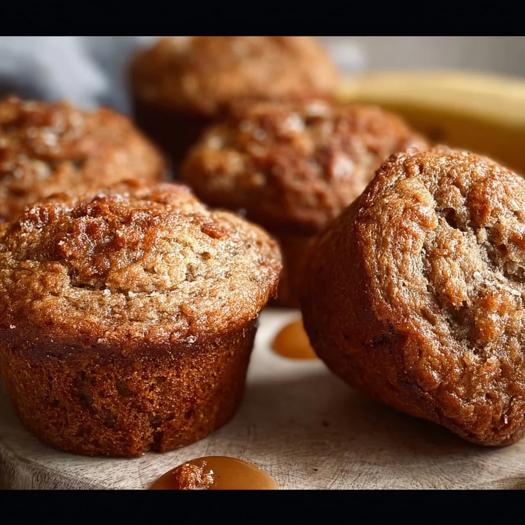 Reduced-Sugar Banana Bread Muffins