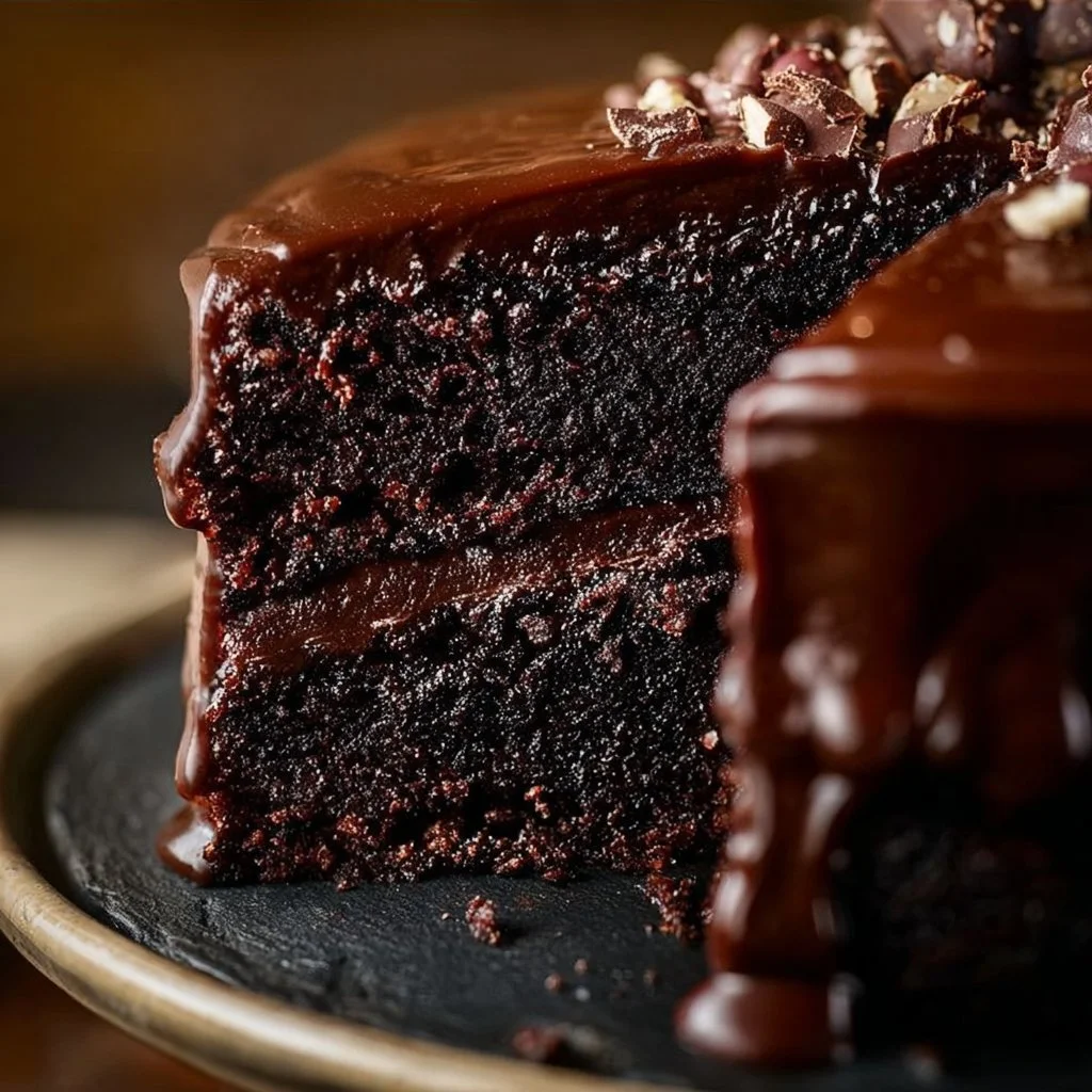 Rich Chocolate Birthday Cake