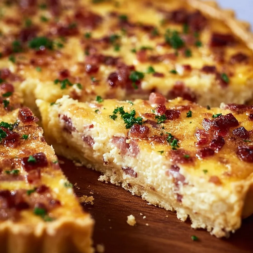 Savory Bacon and Cheese Quiche