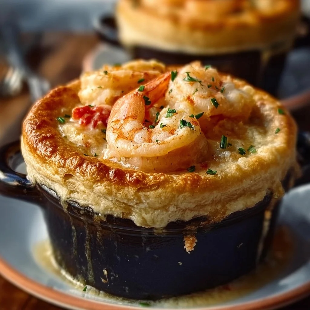 Shrimp & Lobster Biscuit Pot Pie