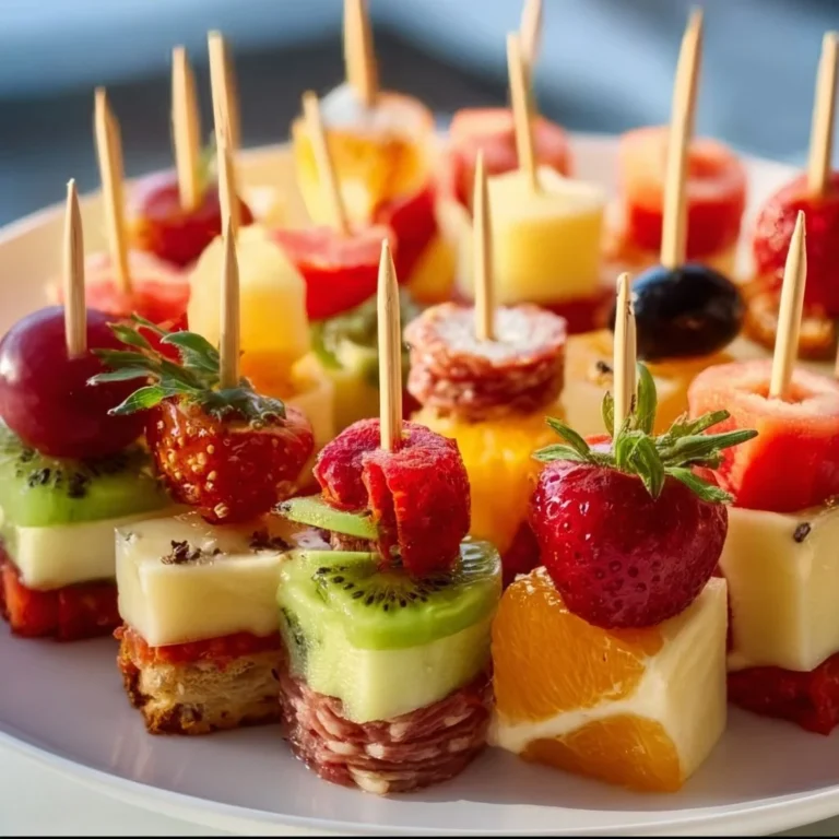 Colorful snacks spread for a lively pool party fun