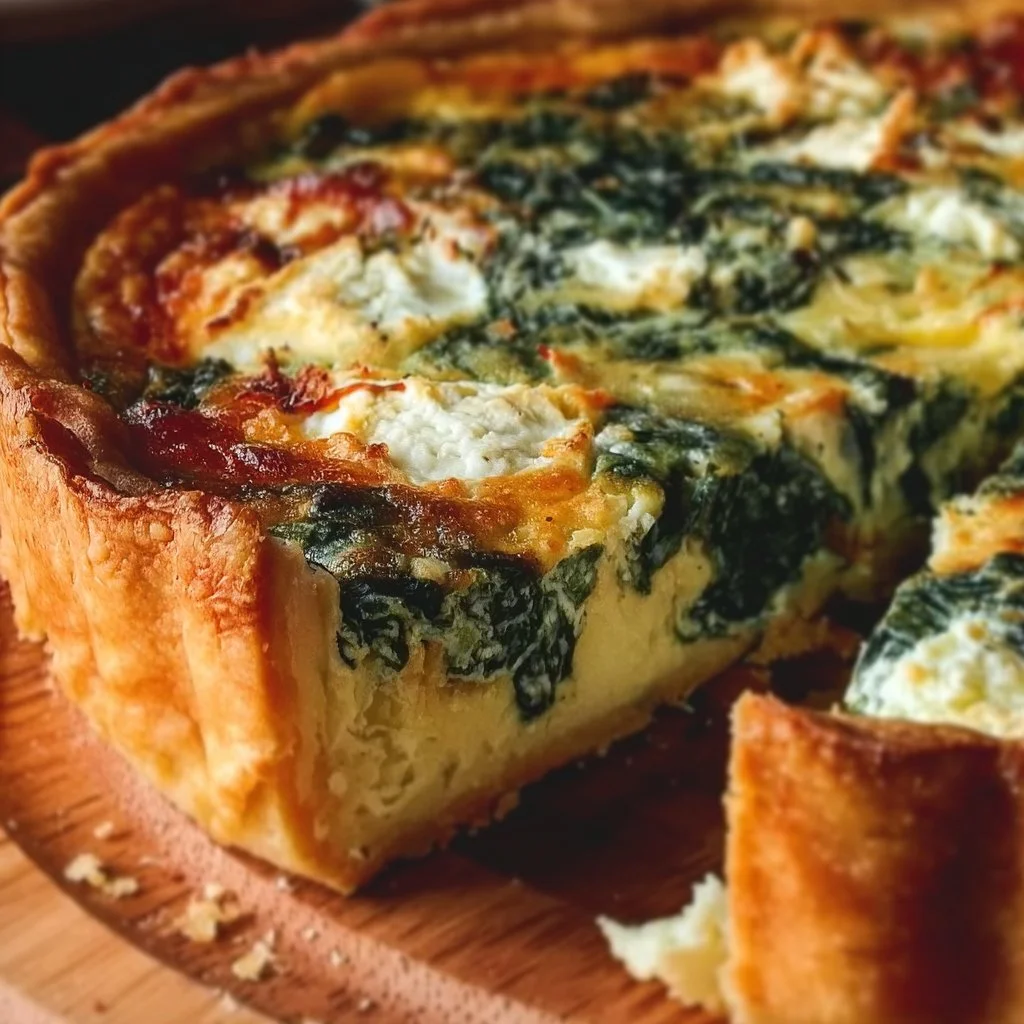 Spinach and Ricotta Quiche