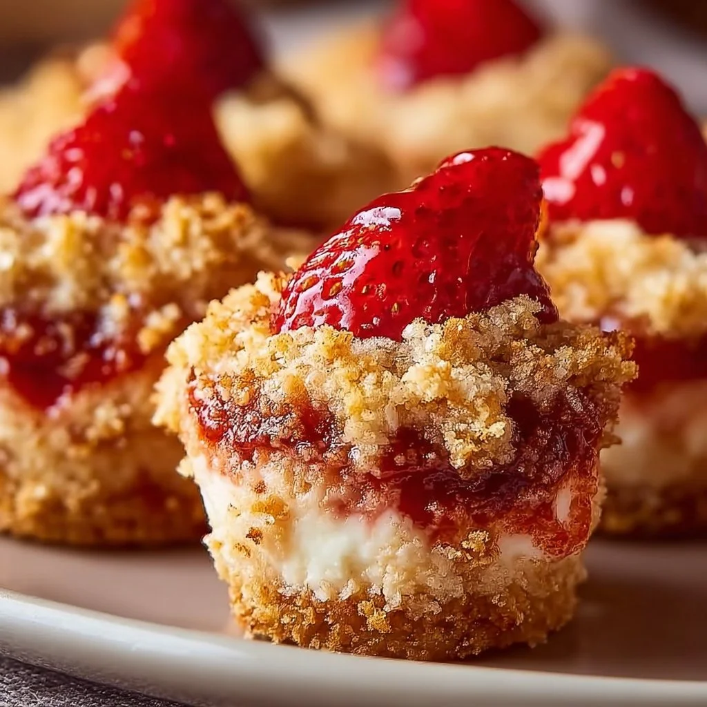 Strawberry Cheesecake Crunch Bites