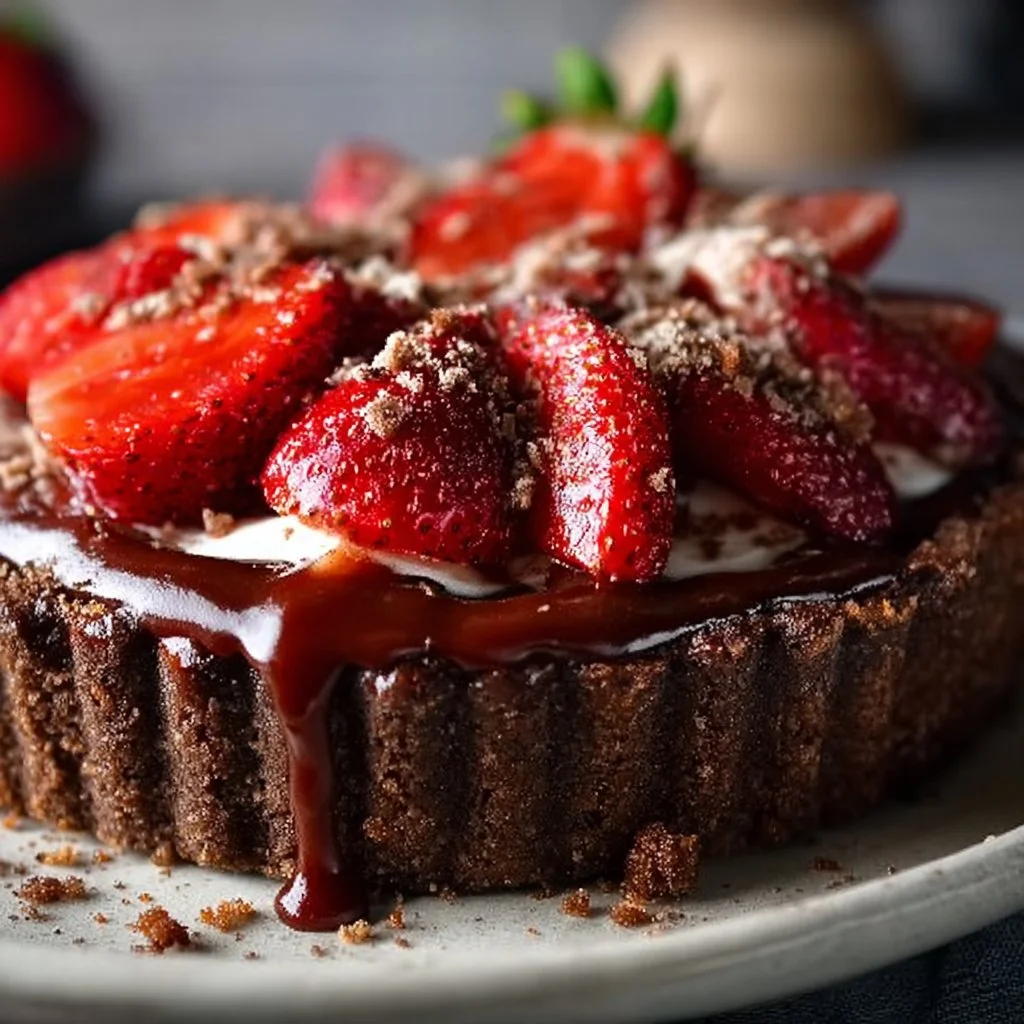 Strawberry Chocolate Tart