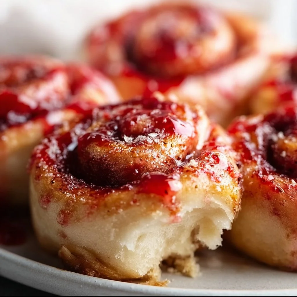 Strawberry Cinnamon Rolls