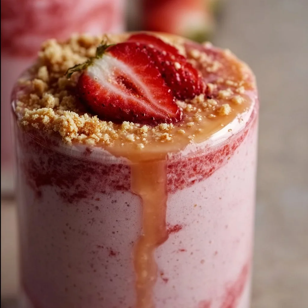 Strawberry Shortcake Protein Smoothie