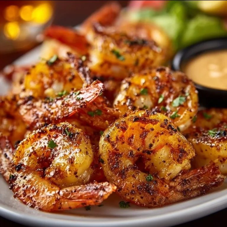 Texas Roadhouse grilled shrimp served with delicious sides and garnishes