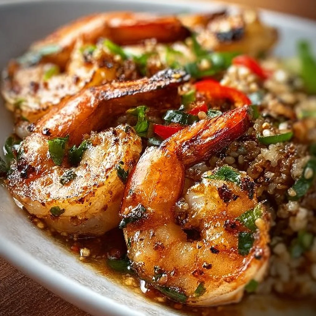 Thai Chili Lemongrass Grilled Shrimp