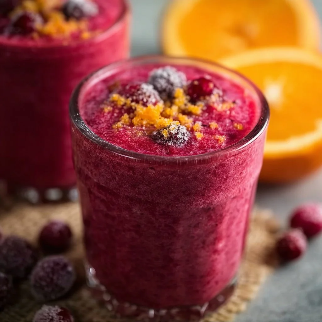 Vitamin C Booster Cranberry Orange Smoothie