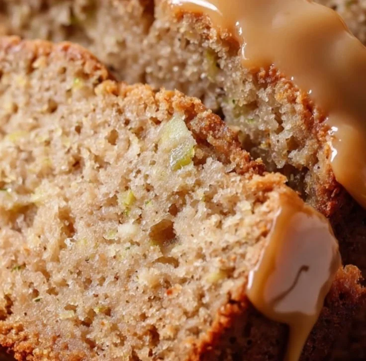 Apple Zucchini Bread with Brown Sugar Frosting