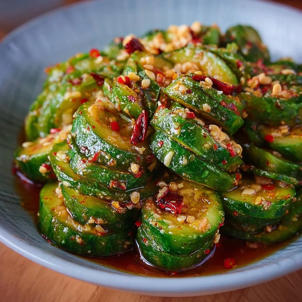 Asian Spicy Cucumber Salad