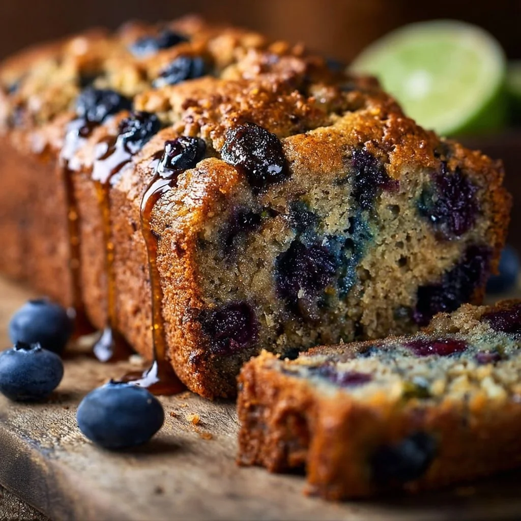 Blueberry Banana Zucchini Bread
