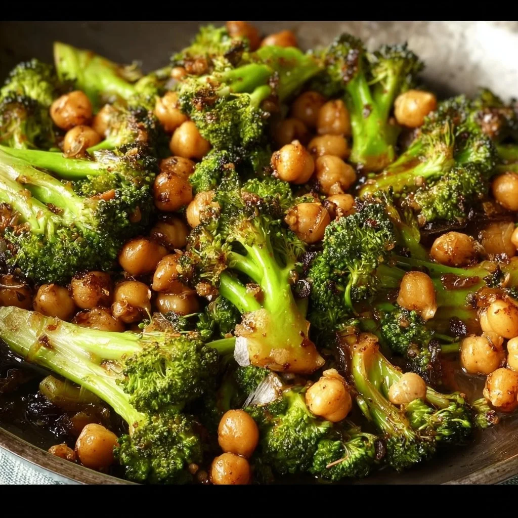 Broccoli Stir Fry with Chickpeas