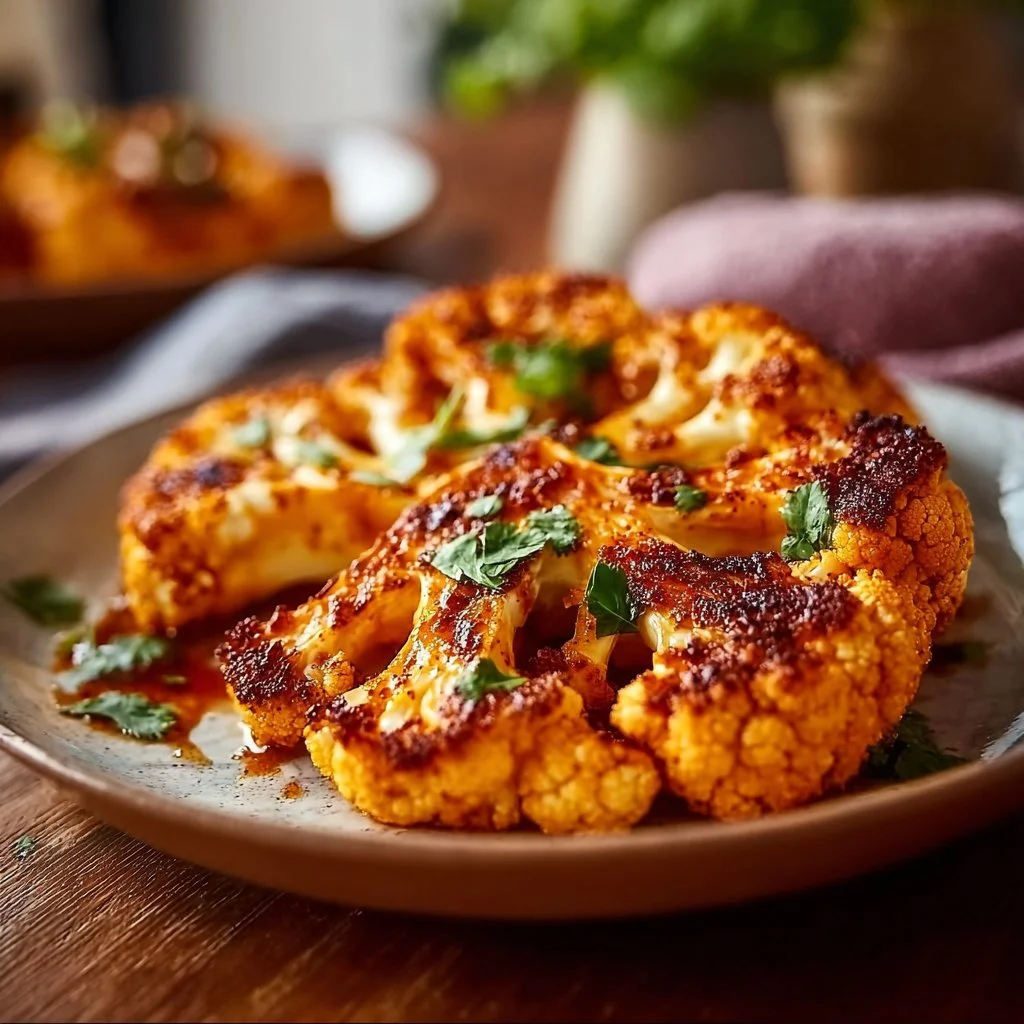 Buffalo Cauliflower Steak