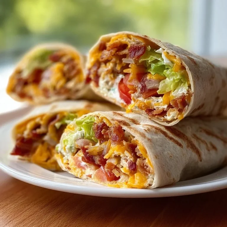Cheesy bacon ranch wraps filled with delicious ingredients and served fresh.