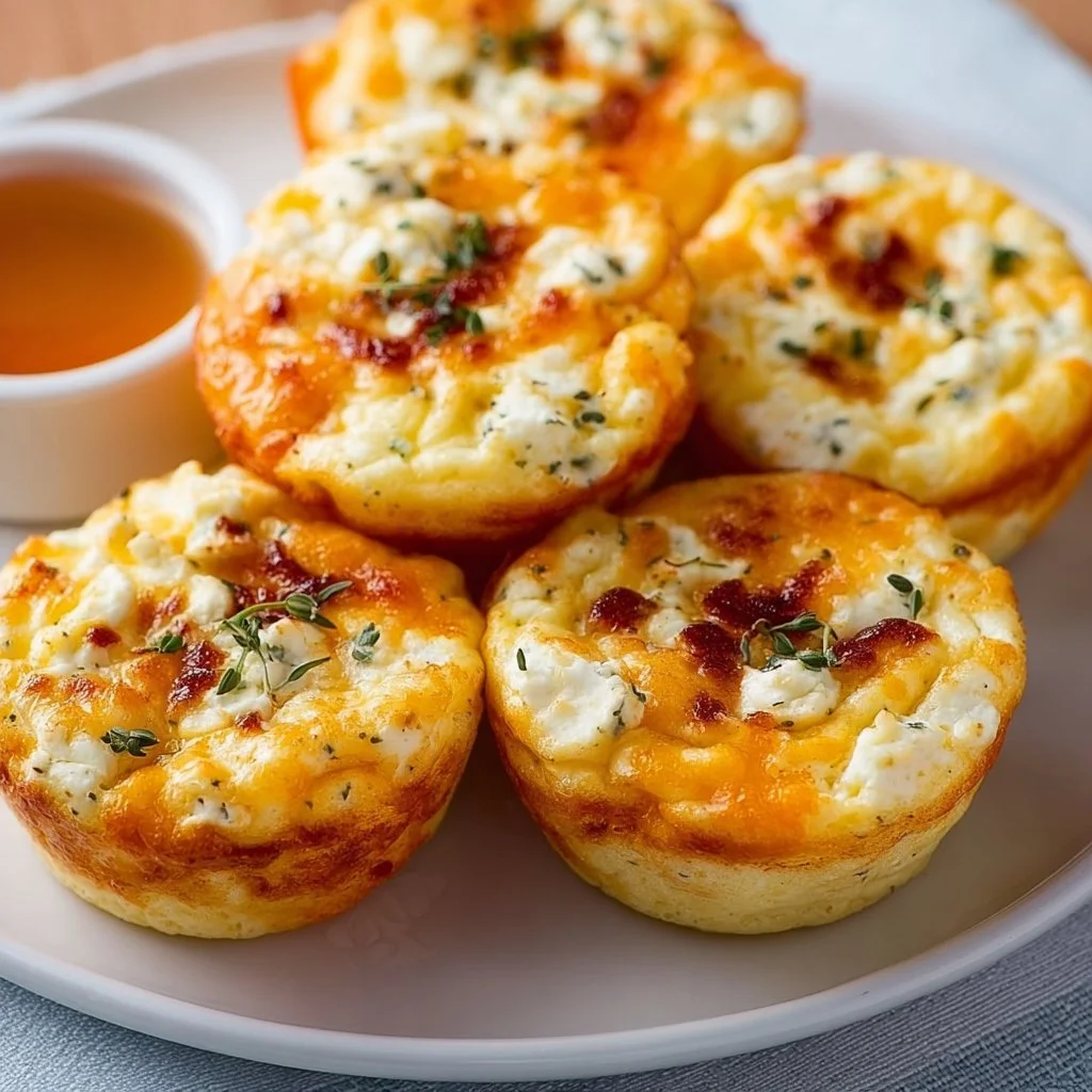 Cheesy Muffin Tin Cottage Cheese Egg Bites