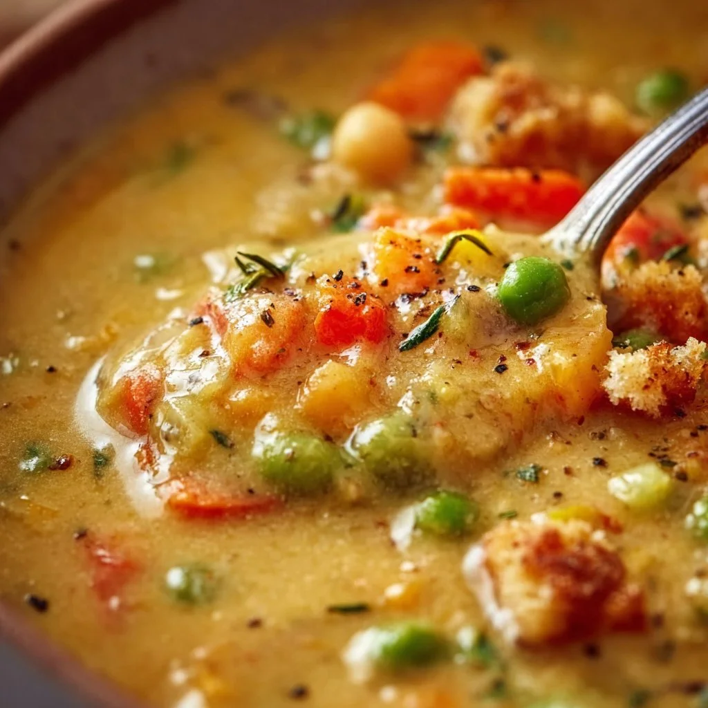 Comforting One-Pot Creamy Vegetable Soup