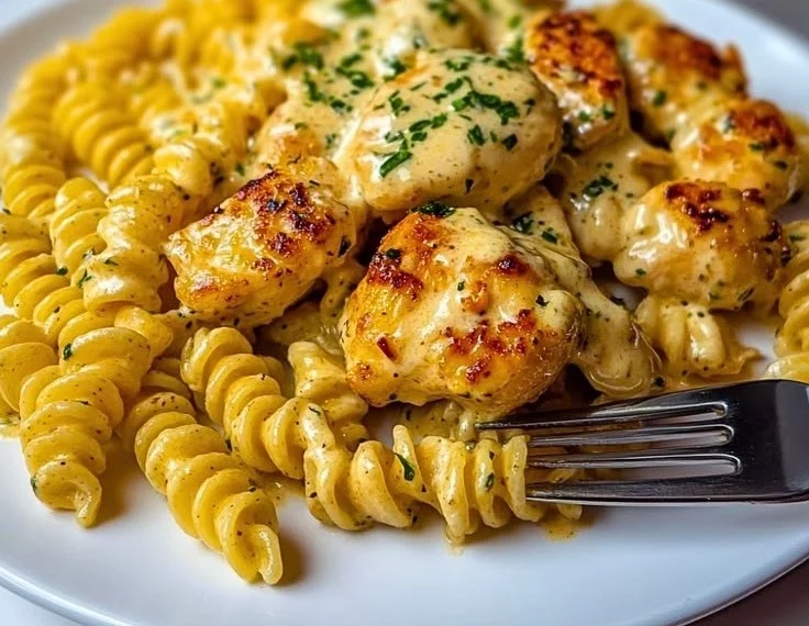 Creamy Garlic Parmesan Chicken Pasta
