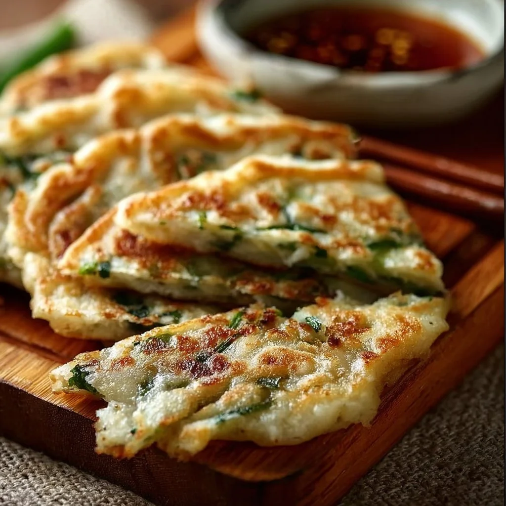 Crispy Chinese Scallion Pancakes