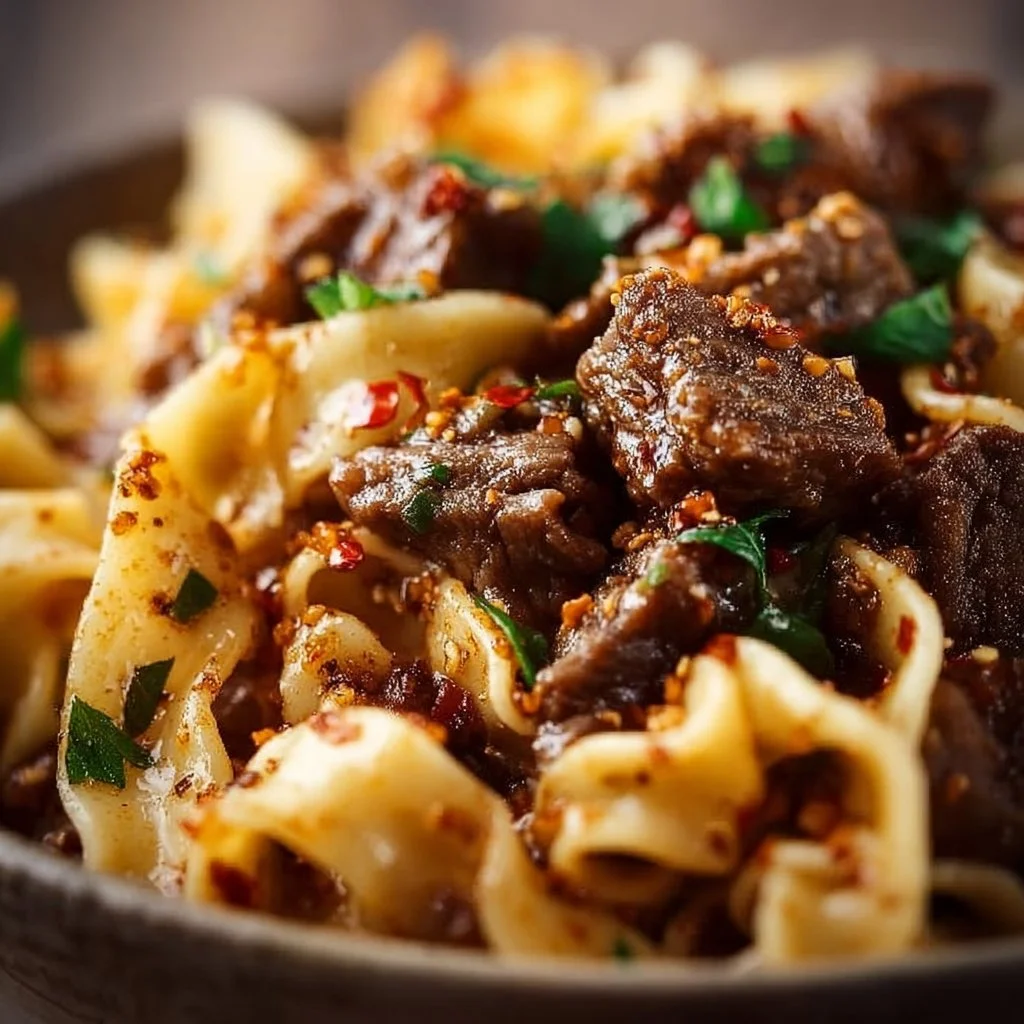 Cumin Lamb Noodles