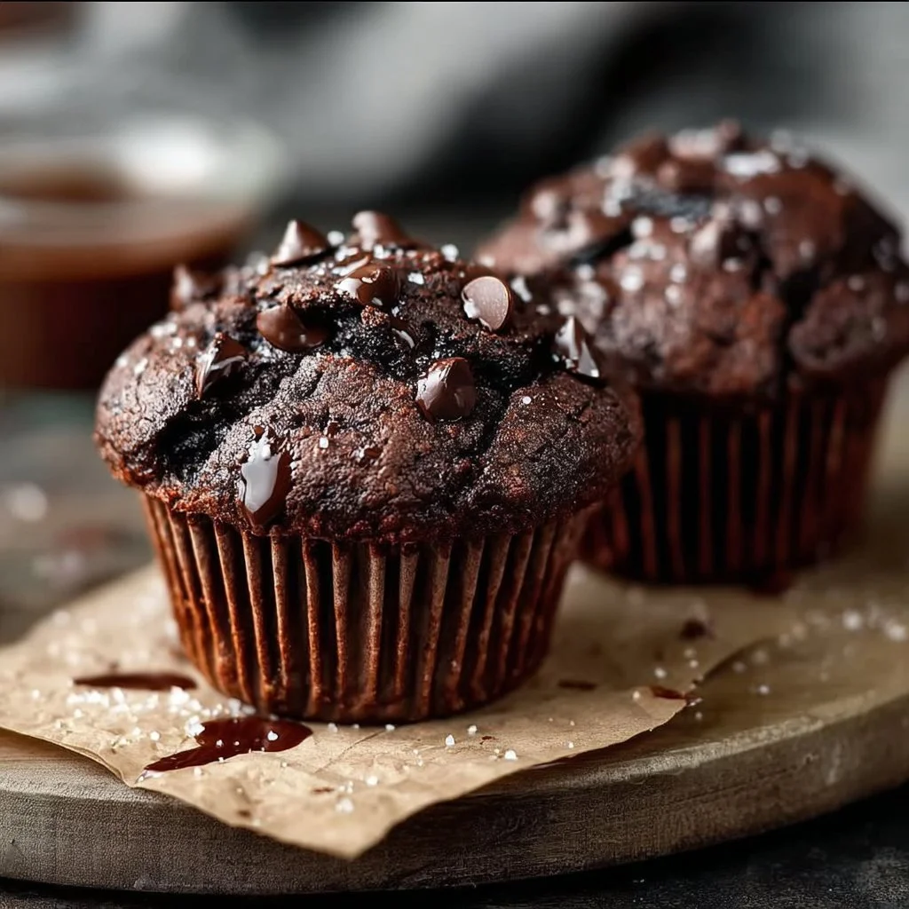 Double Chocolate Espresso Muffins
