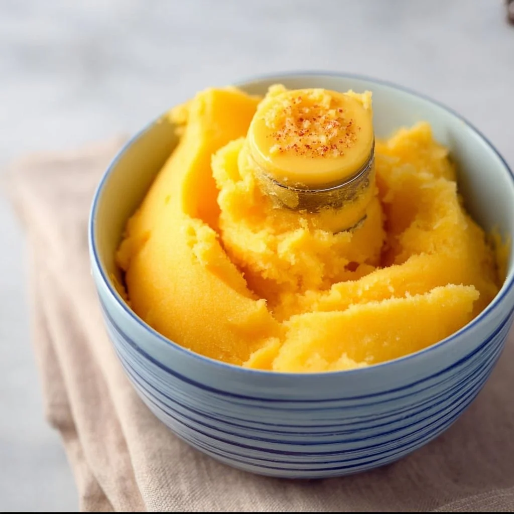 Easy Mango Sorbet (No Ice Cream Maker!)
