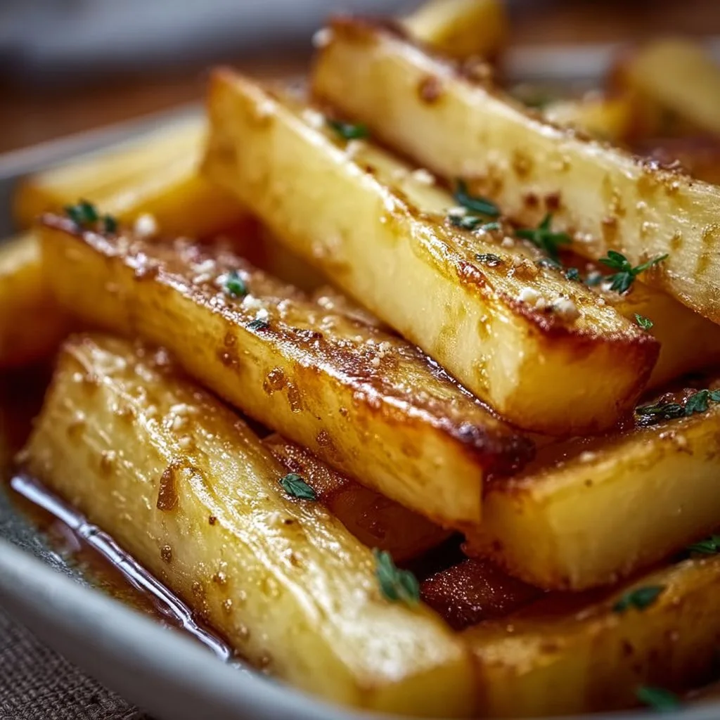 Easy Maple Roasted Parsnips