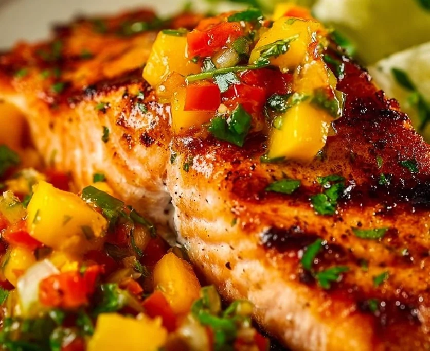 Fresh Salmon with Mango Salsa