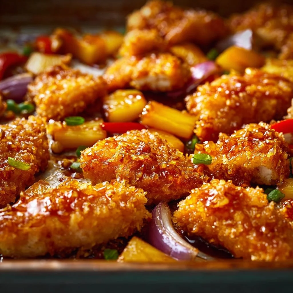 Hawaiian Chicken Sheet Pan