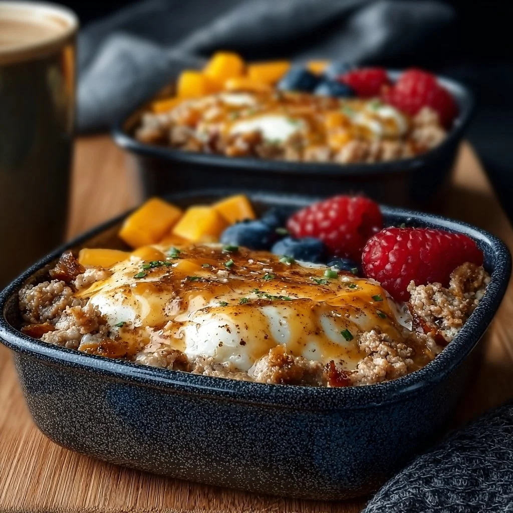 High Protein Freezer Friendly Breakfast Bowls