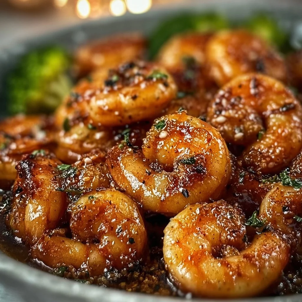High-Protein Honey Garlic Shrimp