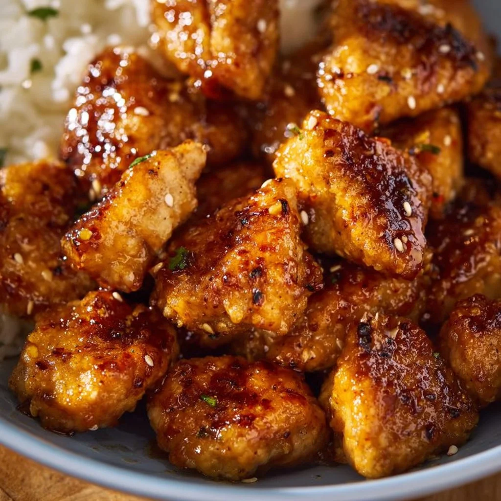 Honey Garlic Chicken Bites