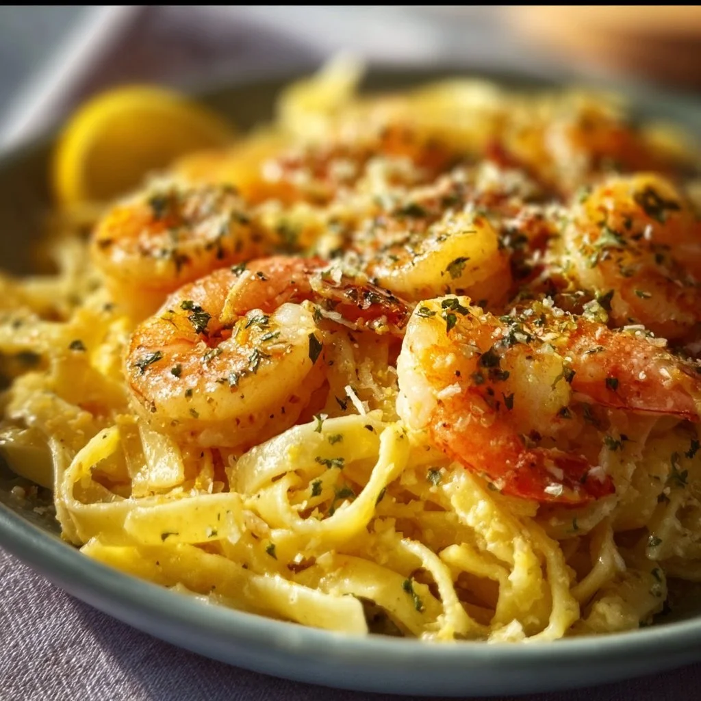 Lemon Butter Shrimp Pasta Delight