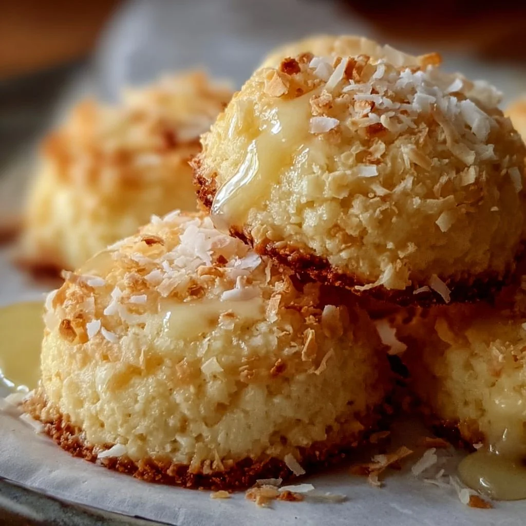 Lemon Coconut Cheesecake Cookies