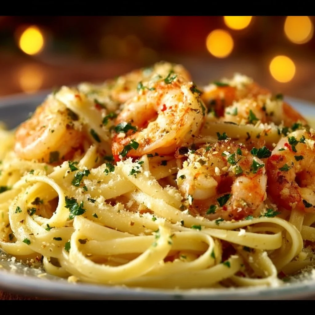 Linguine with Shrimp Scampi